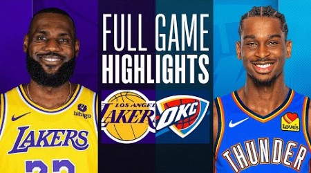 LAKERS at THUNDER | FULL GAME HIGHLIGHTS | December 23, 2023