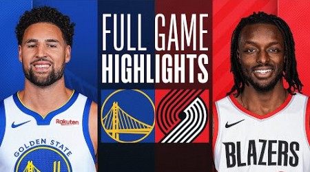 WARRIORS at TRAIL BLAZERS | FULL GAME HIGHLIGHTS | December 17, 2023