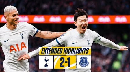 TOTTENHAM HOTSPUR 2-1 EVERTON // EXTENEDED PREMIER LEAGUE HIGHLIGHTS