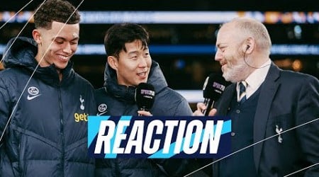 HEUNG-MIN SON &amp; BRENNAN JOHNSON REACTION // TOTTENHAM HOTSPUR 2-1 EVERTON