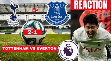 Tottenham vs Everton 2-1 Live Stream Premier League Football EPL Match Score reaction Highlights FC