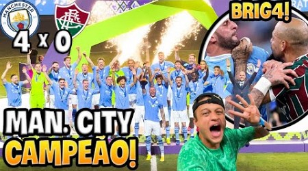 MANCHESTER CITY CAMPEÃO DO MUNDO E TRETA PESADA COM FELIPE MELO!! Fluminense x Manchester City