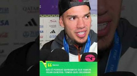 EDERSON DEFENDE JOGADORES DO CITY APÓS CONFUSÃO: &quot;TEM QUE COMEMORAR!&quot; #shorts