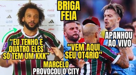 TRETA! FELIPE MELO VAI PRA CIMA DE GREALISH NA FINAL DO MUNDIAL DE CLUBES E MARCELO PROVOCA O CITY