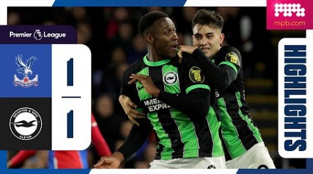 PL Highlights: Crystal Palace 1 Brighton 1