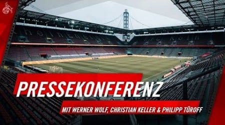 LIVE: Pressekonferenz mit Werner Wolf, Christian Keller &amp; Philipp Türoff | 1. FC Köln