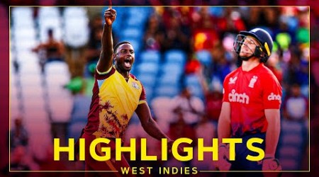 9 To Win off 6 Balls | Highlights | West Indies v England | 5th T20I