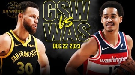 Golden State Warriors vs Washington Wizards Full Game Highlights | December 22, 2023 | FreeDawkins