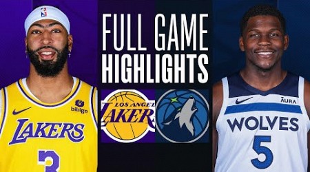 LAKERS at TIMBERWOLVES | FULL GAME HIGHLIGHTS | December 21, 2023