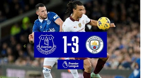 PREMIER LEAGUE HIGHLIGHTS: EVERTON 1-3 MANCHESTER CITY