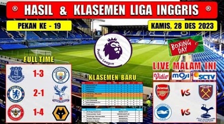 Hasil Liga Inggris Tadi Malam ~ EVERTON vs MAN CITY ~ CHELSEA vs PALACE ~ EPL 2023 Pekan ke 19