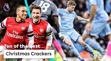 Christmas Crackers! | Ten Of The Best Festive Period Moments | Premier League