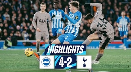 BRIGHTON 4-2 TOTTENHAM HOTSPUR // PREMIER LEAGUE HIGHLIGHTS