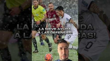 La nieve protagonista en el fútbol! #futbol #fútbol #futboll #football #bundesliga #futboledit