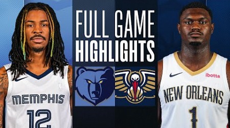 GRIZZLIES at PELICANS | FULL GAME HIGHLIGHTS | December 26, 2023