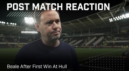 &quot;We&#39;re delighted to send the fans home happy&quot; | Beale After Hull Win | Post-Match Reaction