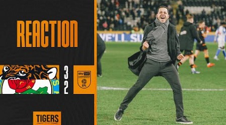 Hull City 3-2 Blackburn Rovers | Liam Rosenior&#39;s Post Match Reaction