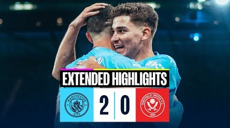 EXTENDED HIGHLIGHTS | Man City 2-0 Sheffield United | Rodri &amp; Alvarez score in last game of 2023!