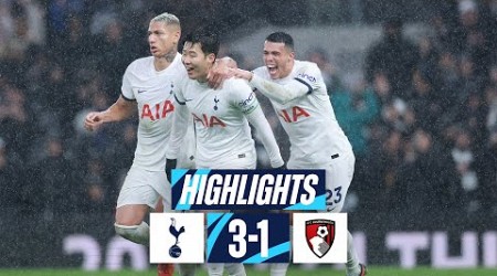 TOTTENHAM HOTSPUR 3-1 BOURNEMOUTH // PREMIER LEAGUE HIGHLIGHTS // NEW YEAR&#39;S EVE WIN