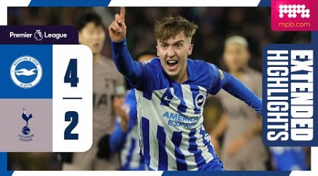 PL Extended Highlights: Brighton 4 Spurs 2