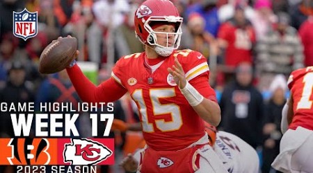 Cincinnati Bengals vs. Kansas City Chiefs Game Highlights | NFL 2023 Week 17