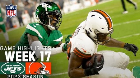 New York Jets vs. Cleveland Browns | 2023 Week 17 Game Highlights