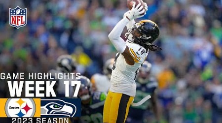 Pittsburgh Steelers vs. Seattle Seahawks Game Highlights | NFL 2023 Week 17