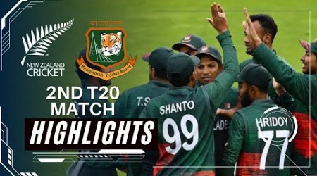 Bangladesh vs New Zealand 2nd T20 Highlights 2023