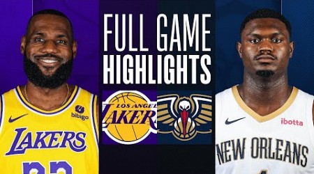 LAKERS at PELICANS | FULL GAME HIGHLIGHTS | December 31, 2023