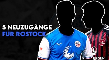 Hansa Rostock: 5 Transfers für die Rettung in der 2. Bundesliga unter Selimbegović!