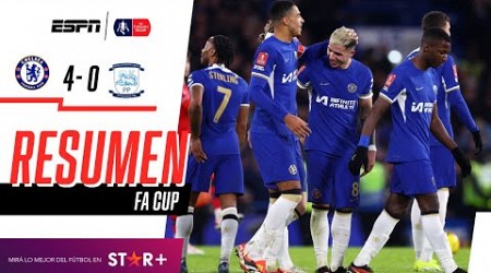 ¡CON GOL DE ENZO FERNÁNDEZ, LOS BLUES GOLEARON EN LA FA CUP! | Chelsea 4-0 Preston | RESUMEN