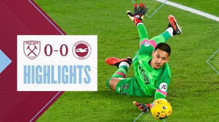 West Ham 0-0 Brighton | Areola Stars In Goalless Draw | Premier League Highlights