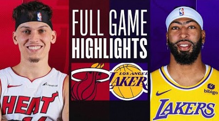 HEAT at LAKERS | FULL GAME HIGHLIGHTS | January 3, 2024