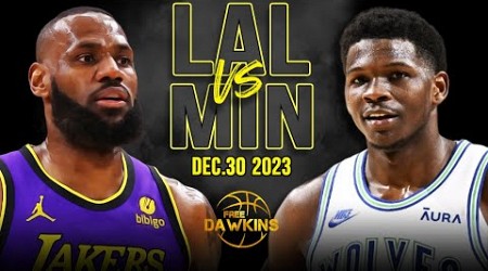 Los Angeles Lakers vs Minnesota Timberwolves Full Game Highlights | December 30, 2023 | FreeDawkins