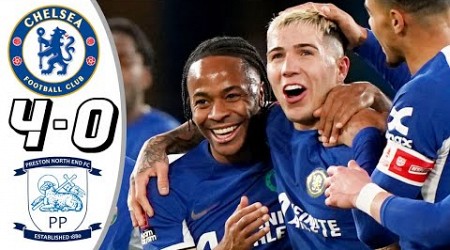 Chelsea vs Preston North End 4-0- All Goals &amp; Highlights - 2024