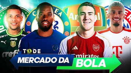 LOUCURA do CHELSEA por I. TONEY l ARAÚJO é ALVO N 1 do BAYERN l C. PAULISTA é ANUNCIADO, VLAHOVIC e