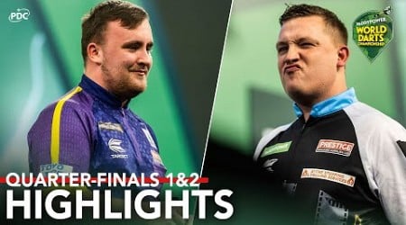 THE GREATEST COMEBACK?! Quarter-Finals 1&amp;2 Highlights - 2023/24 Paddy Power World Darts Championship