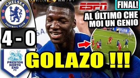 AL ÚLTIMO!! MOISES CAICEDO DA GOLAZO CON JUGADAZA DE LUJO PARA TRIUNFAZO DEL CHELSEA 4 A 0