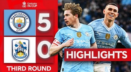 City Put On A Show On KDB Return! | Man City 5-0 Huddersfield Town | Emirates FA Cup 23-24