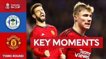 Wigan Athletic v Manchester United | Key Moments | Third Round | Emirates FA Cup 2023-24