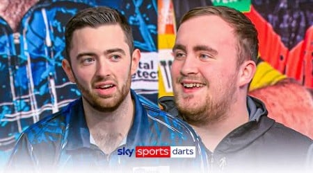 Luke Littler and Luke Humphries react to being featured in the 2024 Premier League Darts line up!