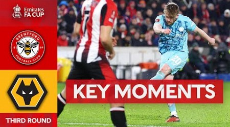 Brentford v Wolverhampton Wanderers | Key Moments | Third Round | Emirates FA Cup 2023-24