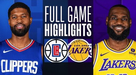 CLIPPERS at LAKERS | FULL GAME HIGHLIGHTS | January 7, 2024