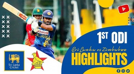 1st ODI Highlights | Sri Lanka vs Zimbabwe 2024