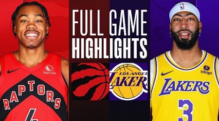 RAPTORS at LAKERS | FULL GAME HIGHLIGHTS | January 9, 2024