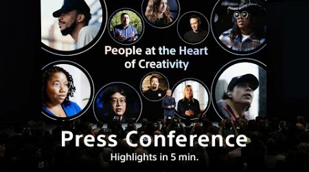 [Highlight] CES® 2024 Press Conference｜Sony Official