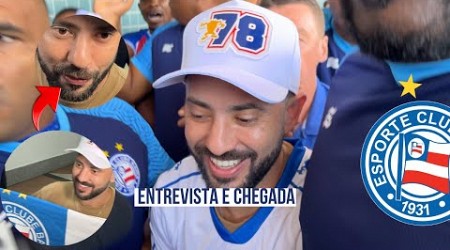 VEJA COMO FOI A CHEGADA DE ÉVERTON RIBEIRO A SALVADOR! PRIMEIRA ENTREVISTA! AERO LOTADO!