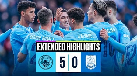 EXTENDED HIGHLIGHTS | Man City 5-0 Huddersfield Town | De Bruyne is BACK!