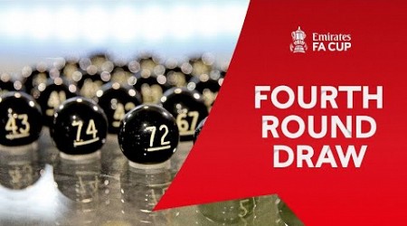 LIVE | Fourth Round Draw | Emirates FA Cup 2023-24