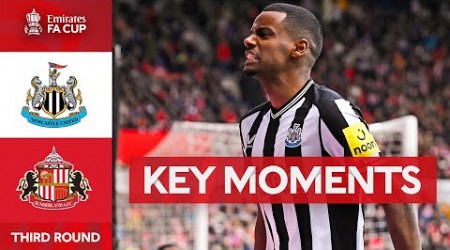 Sunderland v Newcastle United | Key Moments | Third Round | Emirates FA Cup 2023-24